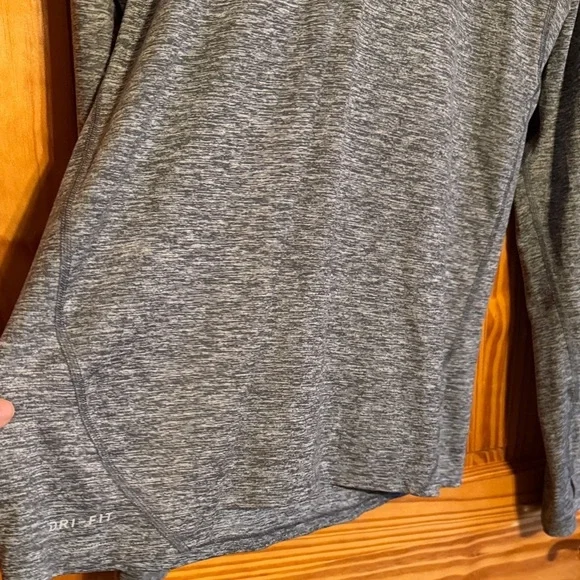Nike Dri-FIT Element Heather Gray men's 1/4-zip running top - Picture 5 of 10